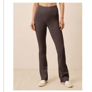 Pact Chocolate Heather On the Go-To Bootcut Legging